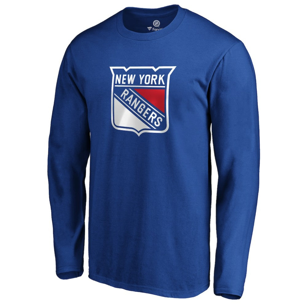 New York Rangers #1 Dad Long Sleeve T-Shirt - Blue - NHL 3990329