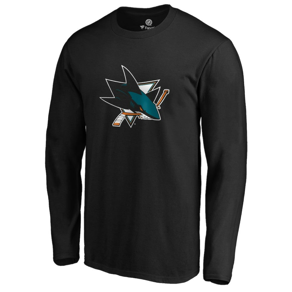 San Jose Sharks #1 Dad Long Sleeve T-Shirt - Black - NHL 3990333