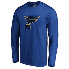 St. Louis Blues #1 Dad Long Sleeve T-Shirt - Blue - NHL 3990334