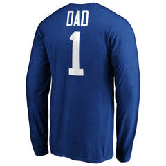 St. Louis Blues #1 Dad Long Sleeve T-Shirt - Blue - NHL 3990334
