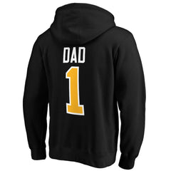 Boston Bruins #1 Dad Pullover Hoodie - Black - NHL 3990343