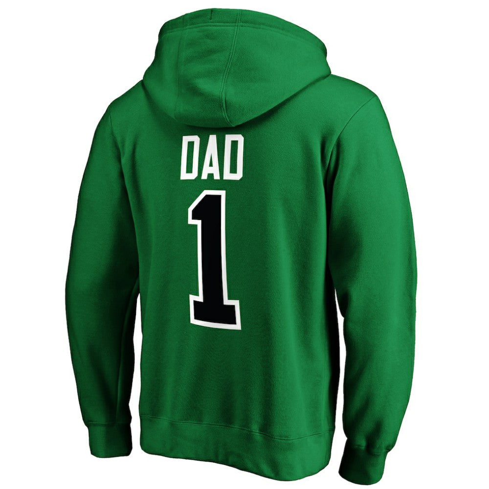 Dallas Stars #1 Dad Pullover Hoodie - Kelly Green - NHL 3990350