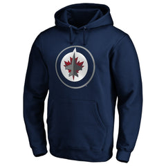 Winnipeg Jets #1 Dad Pullover Hoodie - Navy - NHL 3990371