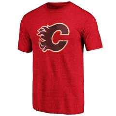Calgary Flames Greatest Dad Tri-Blend T-Shirt - Red - NHL 3991182