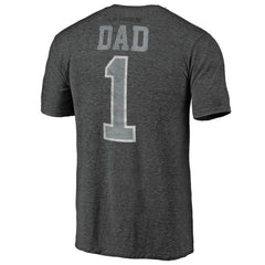 Los Angeles Kings Greatest Dad Tri-Blend T-Shirt - Charcoal - NHL 3991183
