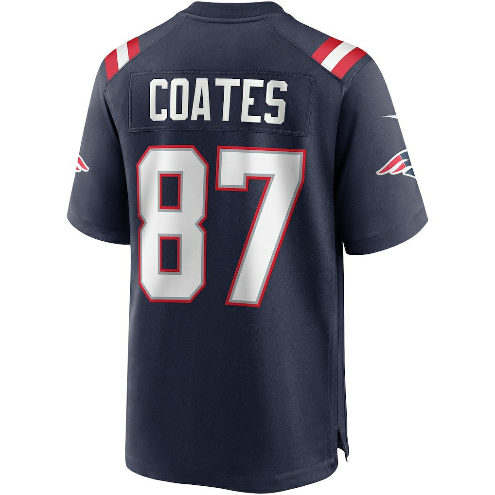 Nike Ben Coates New England Patriots Game Retired Player Jersey Navy
