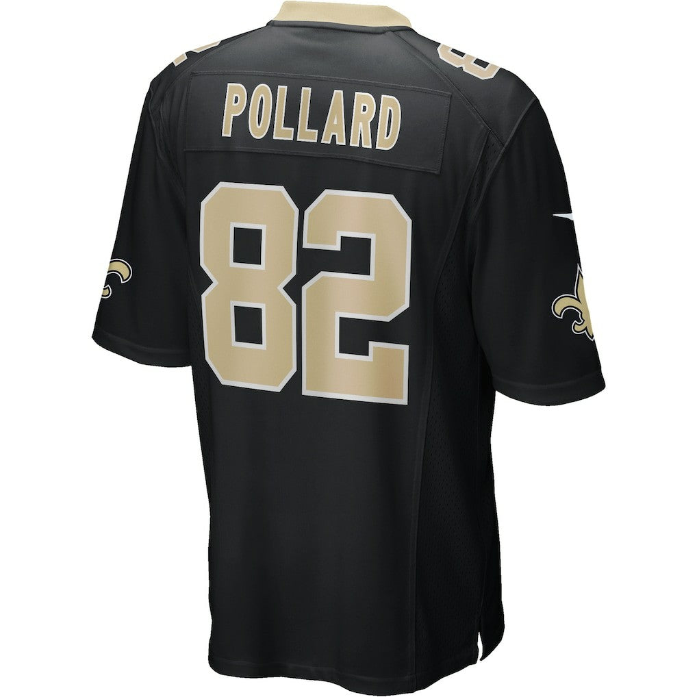 Nike Bob Pollard New Orleans Saints Game Retired Player Jersey Black