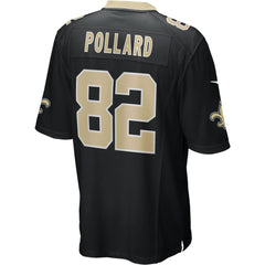 Nike Bob Pollard New Orleans Saints Game Retired Player Jersey Black