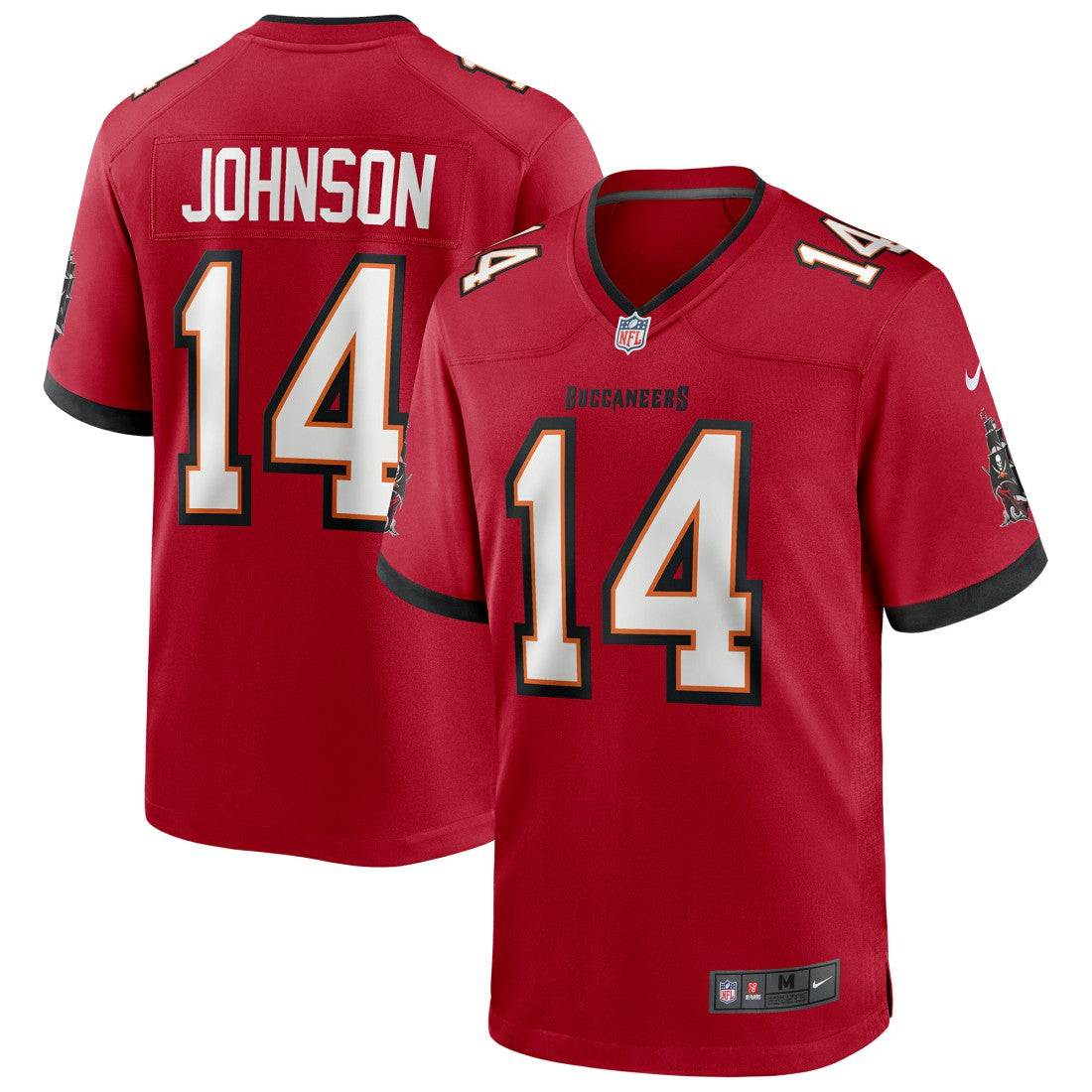 Nike Brad Johnson Tampa Bay Buccaneers Game Retired Player Jersey Red