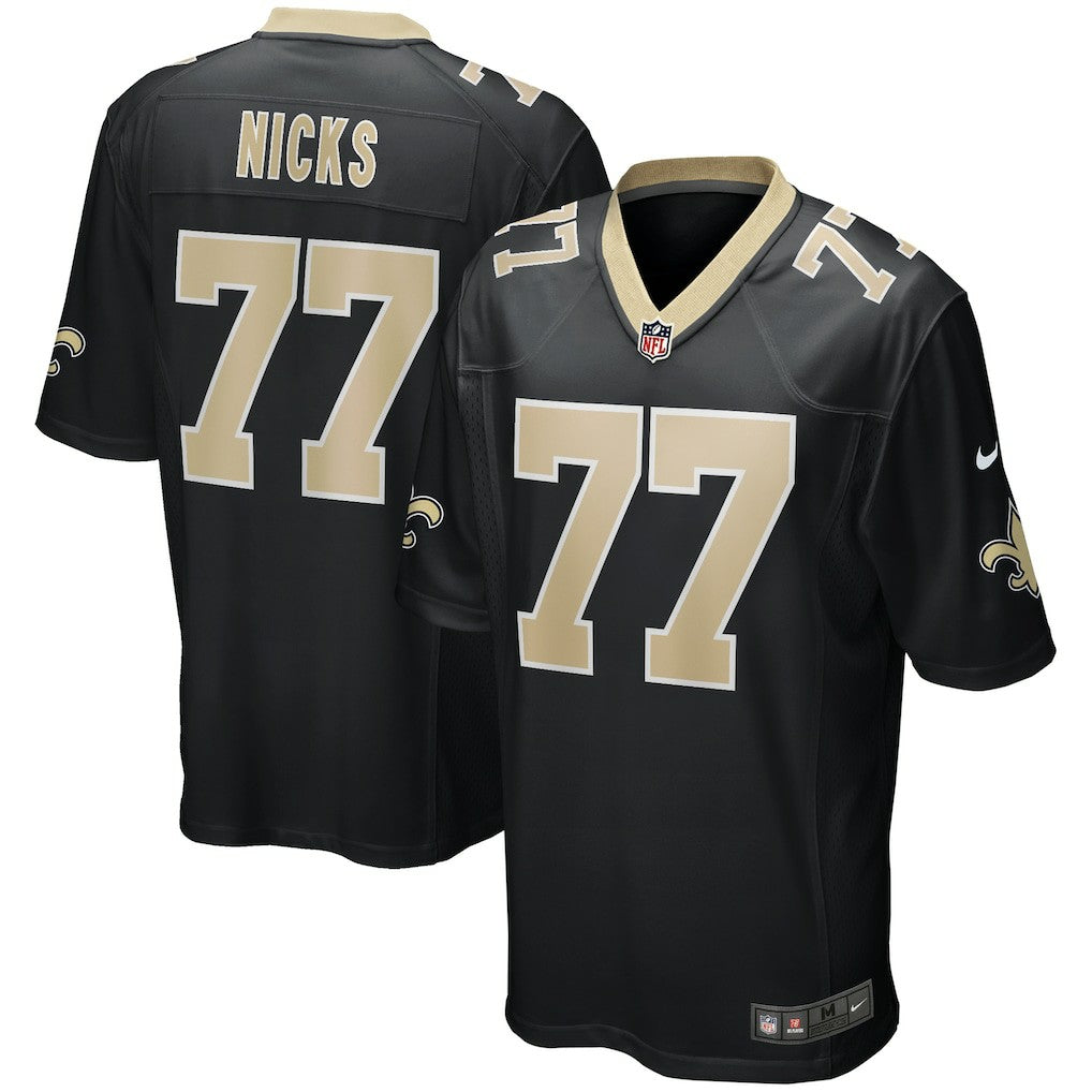 Nike Carl Nicks New Orleans Saints Game Retired Player Jersey Black