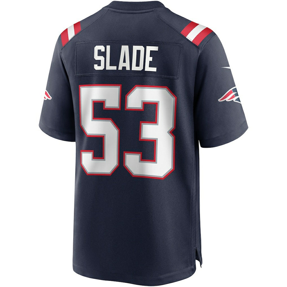 Nike Chris Slade New England Patriots Game Retired Player Jersey Navy