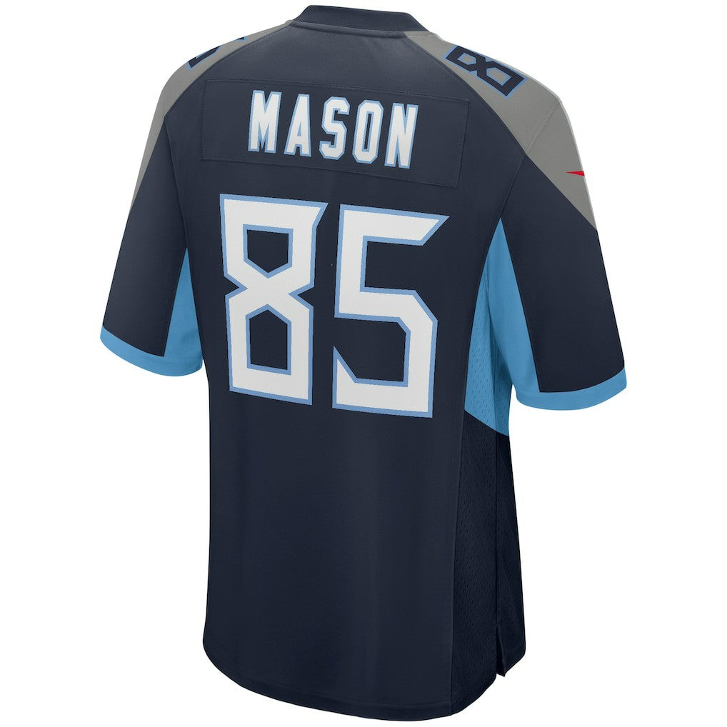 Nike Derrick Mason Tennessee Titans Game Retired Player Jersey Navy