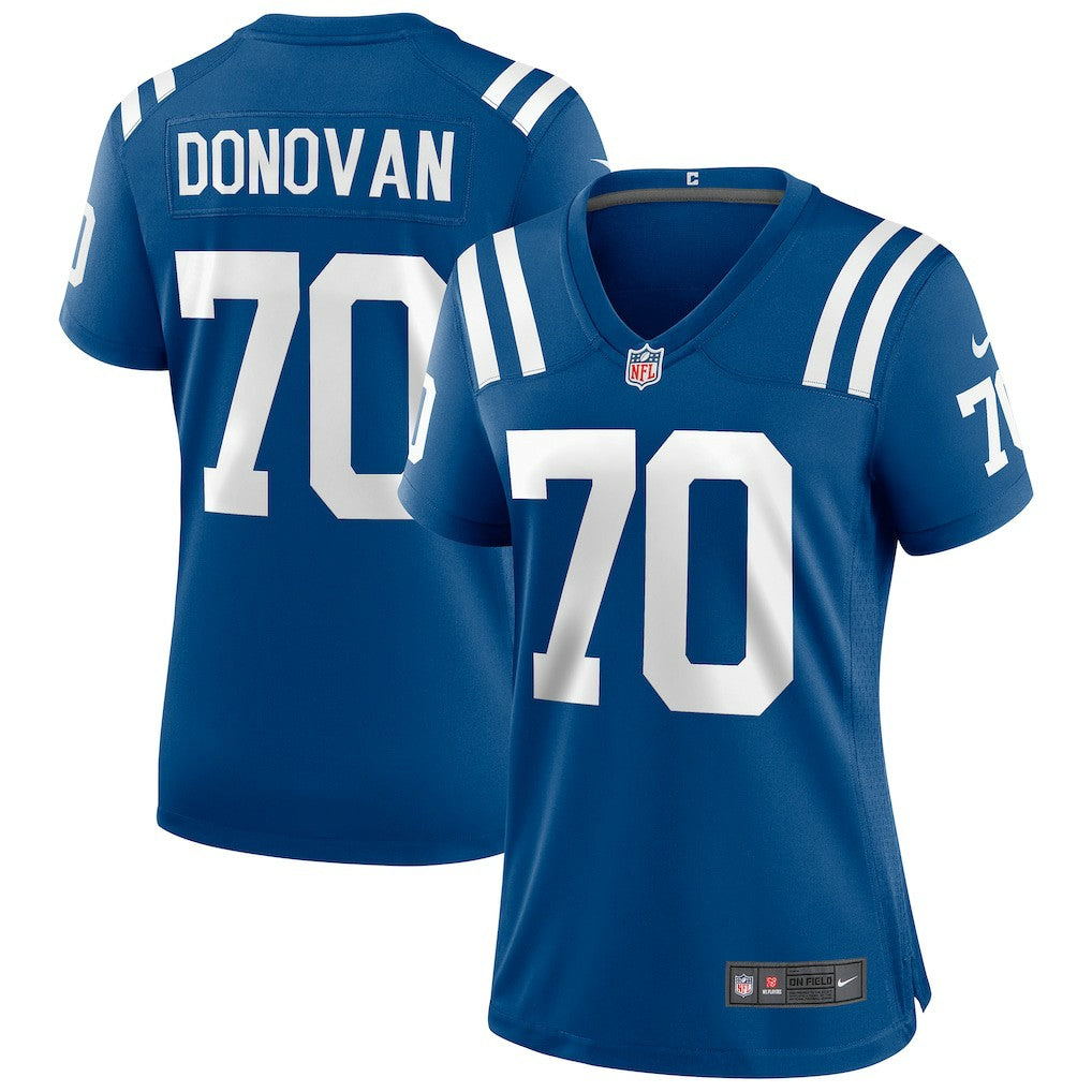 Nike Art Donovan Indianapolis Colts Women's Game Retired Player Jersey Royal