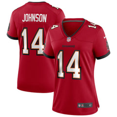 Nike Brad Johnson Tampa Bay Buccaneers Women's Game Retired Player Jersey Red