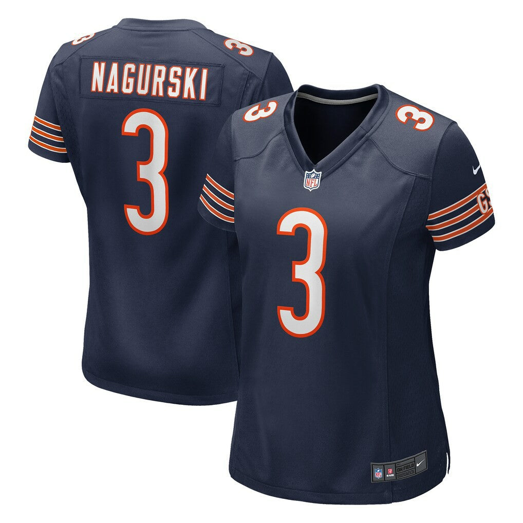 Nike Bronko Nagurski Chicago Bears Women's Game Retired Player Jersey Navy