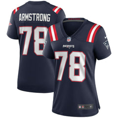 Nike Bruce Armstrong New England Patriots Women's Game Retired Player Jersey Navy