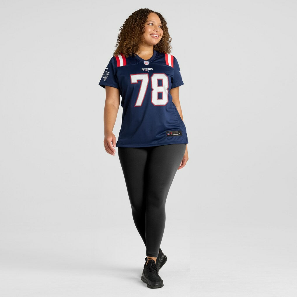 Nike Bruce Armstrong New England Patriots Women's Game Retired Player Jersey Navy