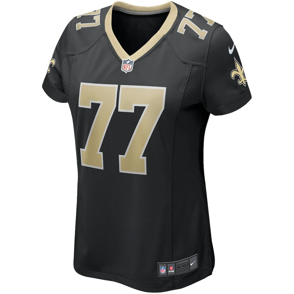 Nike Carl Nicks New Orleans Saints Women's Game Retired Player Jersey Black