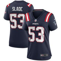 Nike Chris Slade New England Patriots Women's Game Retired Player Jersey Navy