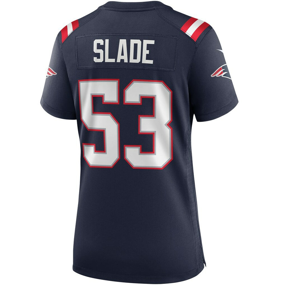 Nike Chris Slade New England Patriots Women's Game Retired Player Jersey Navy