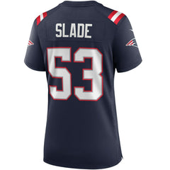 Nike Chris Slade New England Patriots Women's Game Retired Player Jersey Navy