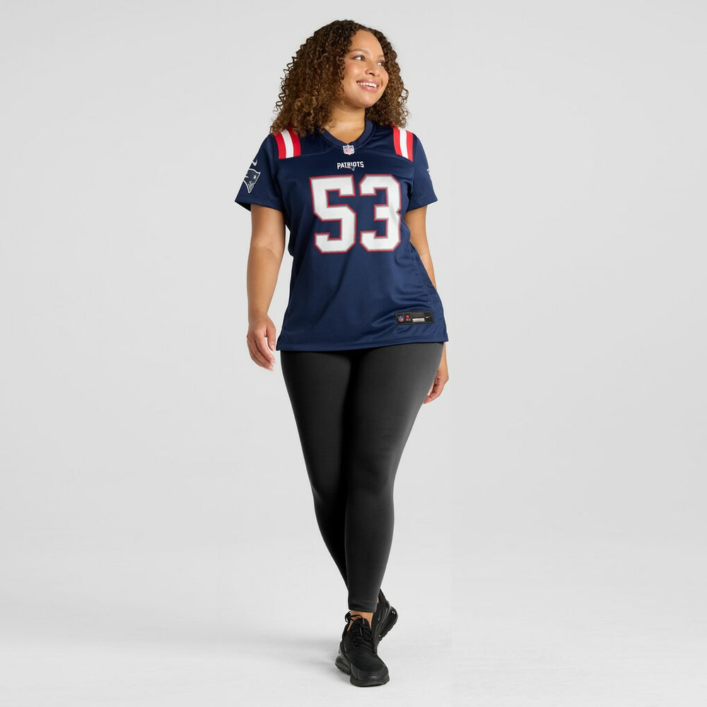 Nike Chris Slade New England Patriots Women's Game Retired Player Jersey Navy