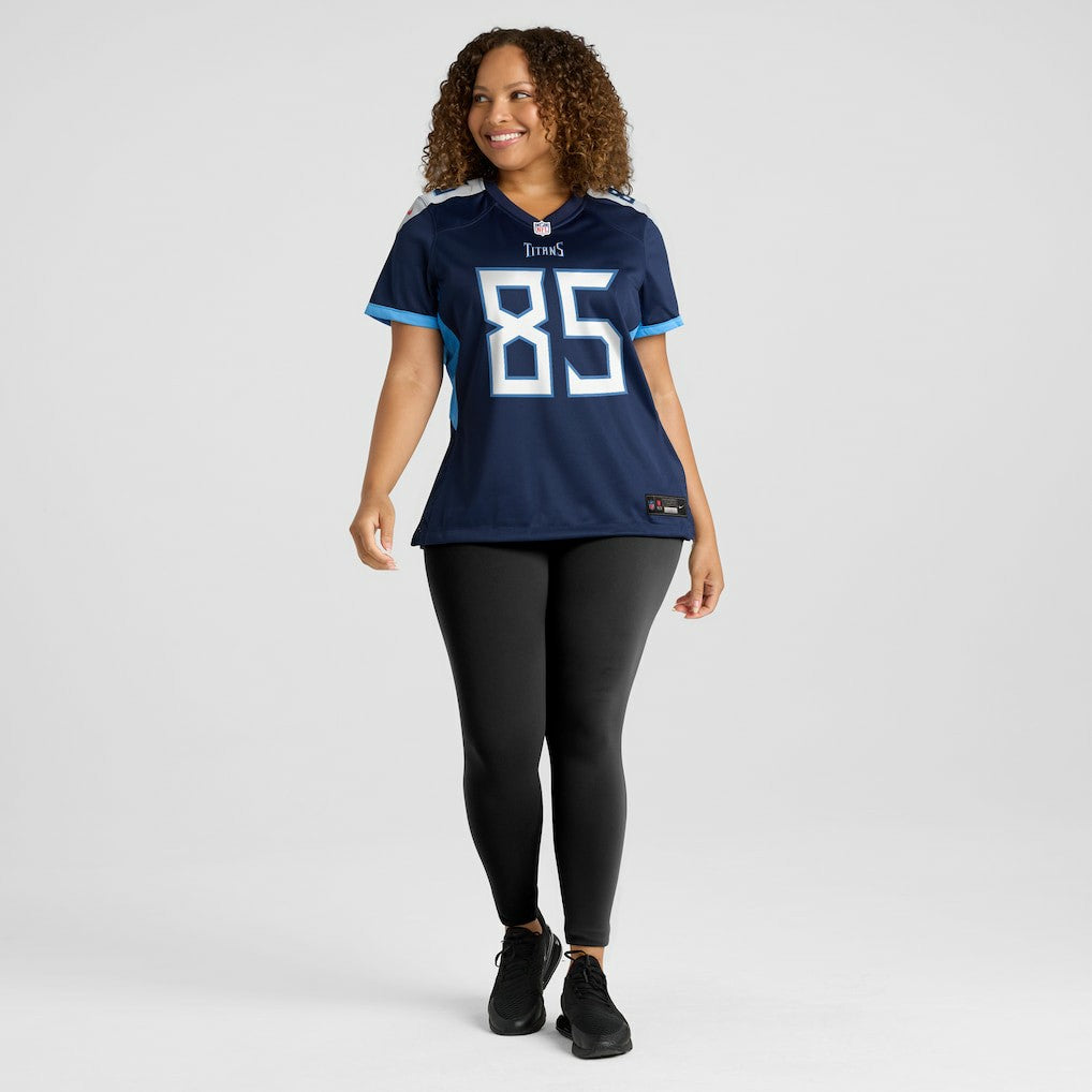 Nike Derrick Mason Tennessee Titans Women's Game Retired Player Jersey Navy