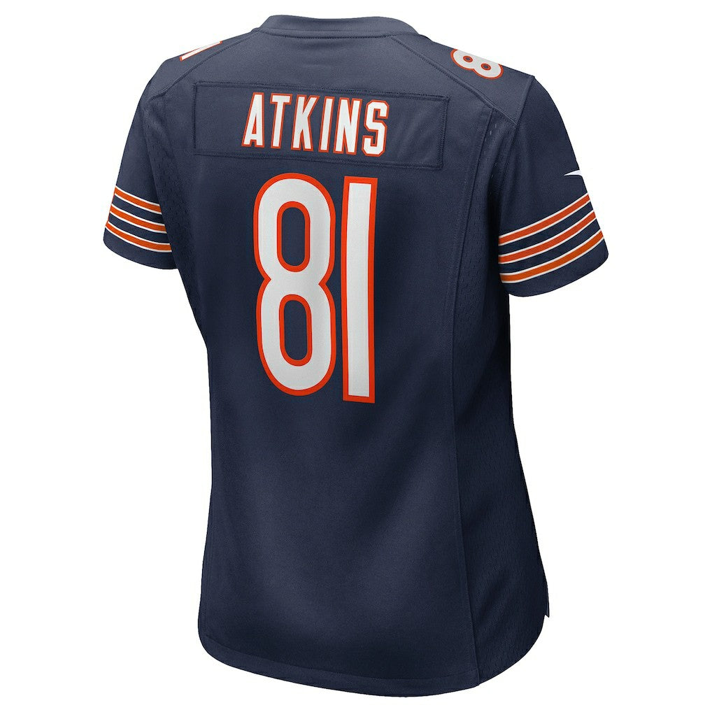 Nike Doug Atkins Chicago Bears Women's Game Retired Player Jersey Navy