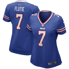 Nike Doug Flutie Buffalo Bills Women's Game Retired Player Jersey Royal