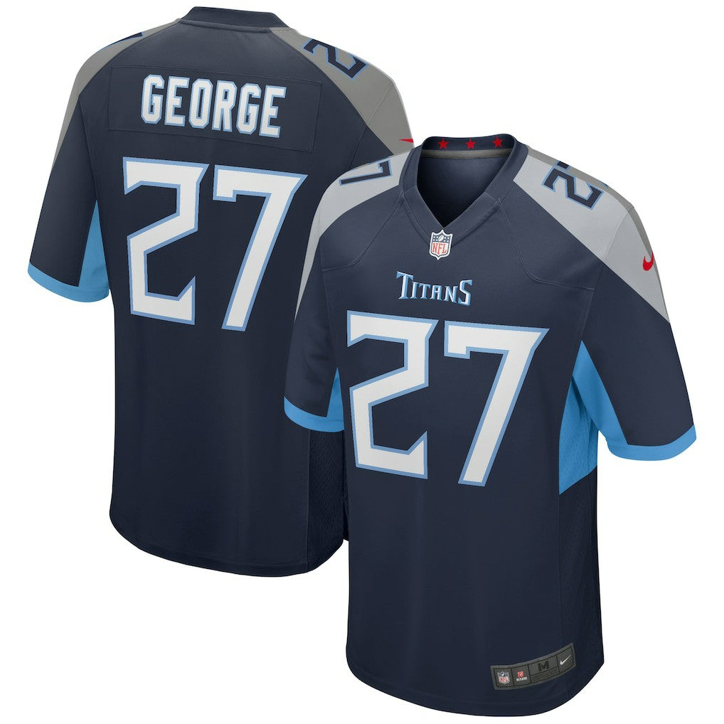 Nike Eddie George Tennessee Titans Game Retired Player Jersey Navy