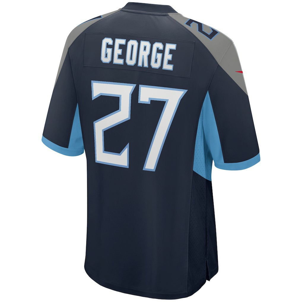 Nike Eddie George Tennessee Titans Game Retired Player Jersey Navy