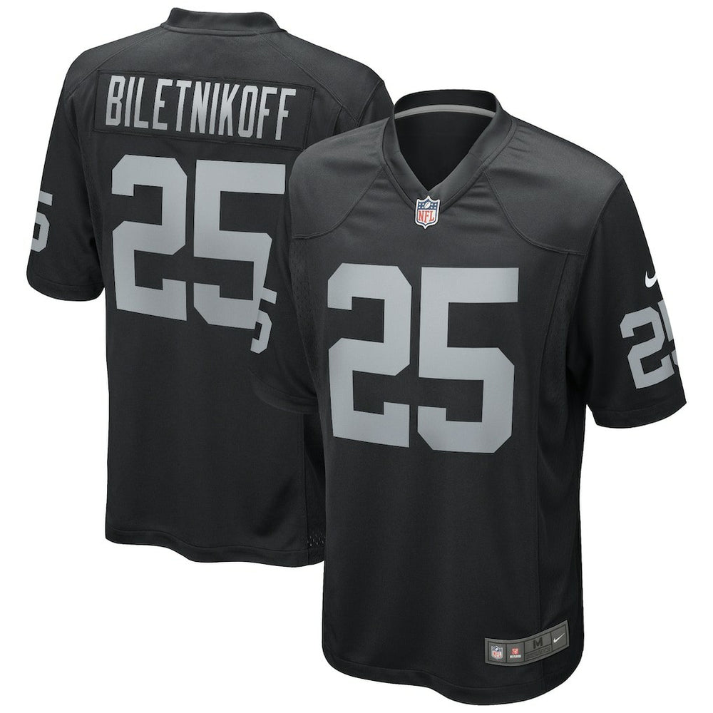 Nike Fred Biletnikoff Las Vegas Raiders Game Retired Player Jersey Black