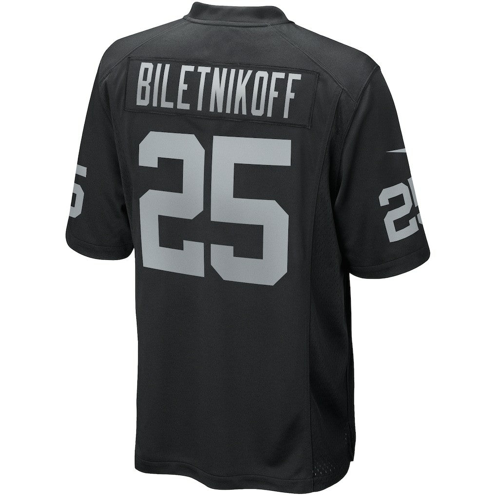 Nike Fred Biletnikoff Las Vegas Raiders Game Retired Player Jersey Black