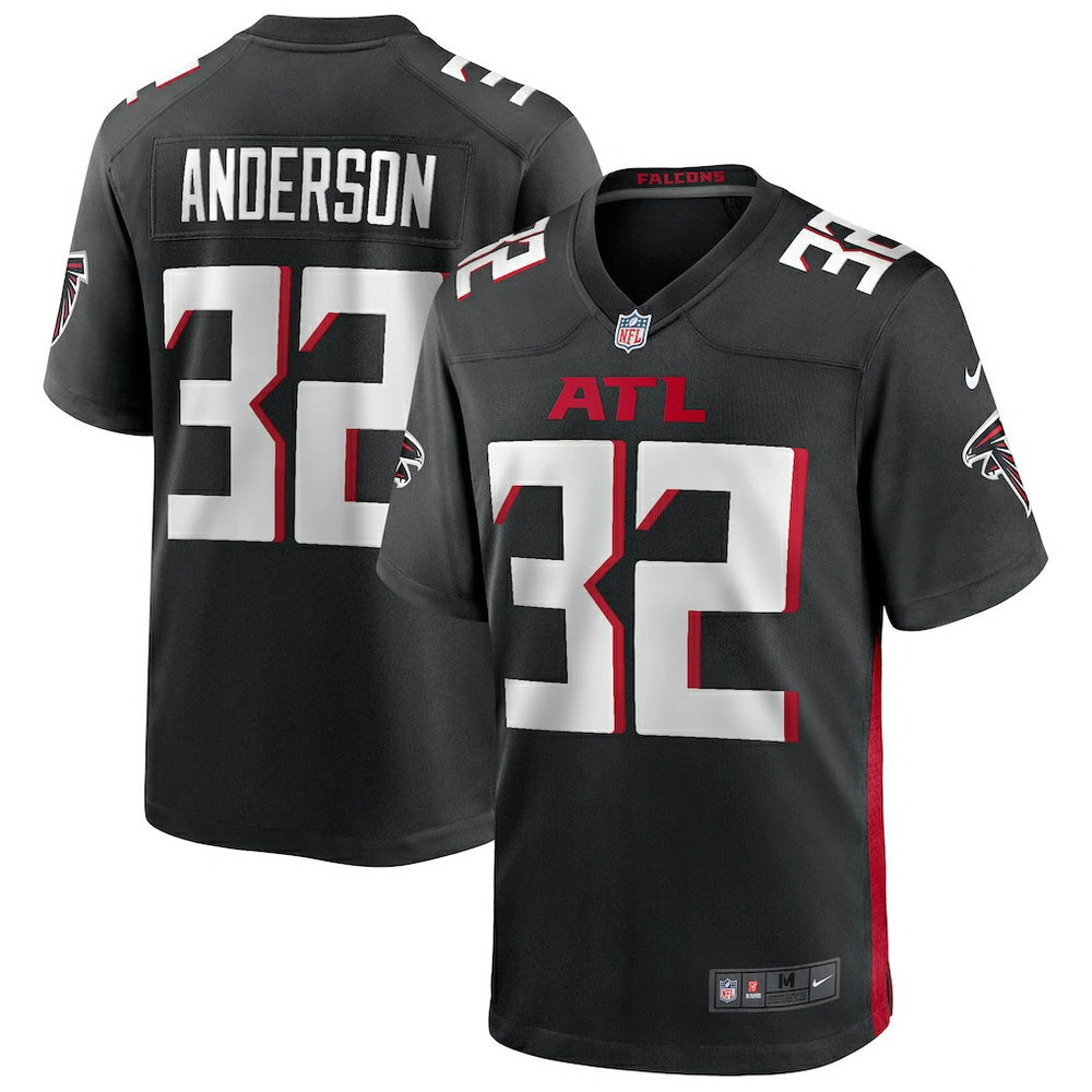 Nike Jamal Anderson Atlanta Falcons Game Retired Player Jersey Black