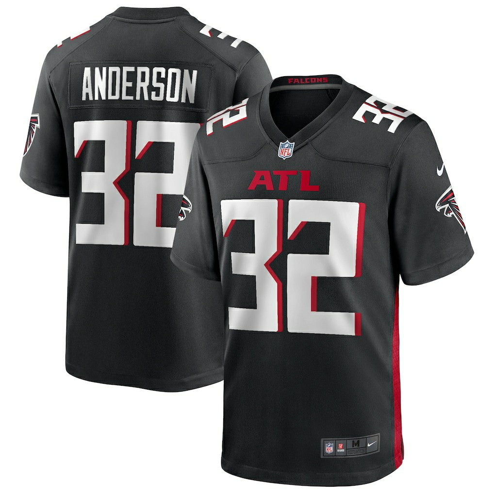 Nike Jamal Anderson Atlanta Falcons Game Retired Player Jersey Black