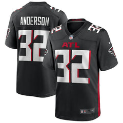 Nike Jamal Anderson Atlanta Falcons Game Retired Player Jersey Black