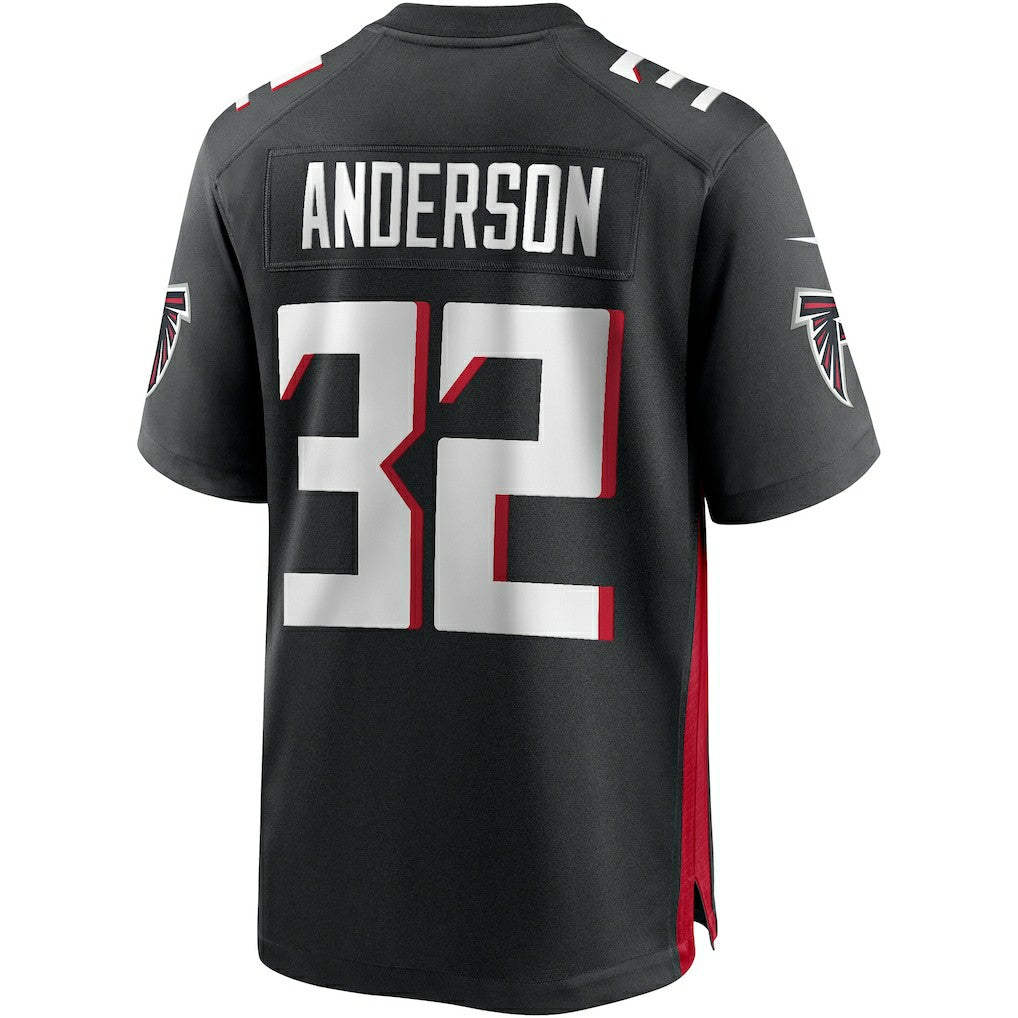 Nike Jamal Anderson Atlanta Falcons Game Retired Player Jersey Black