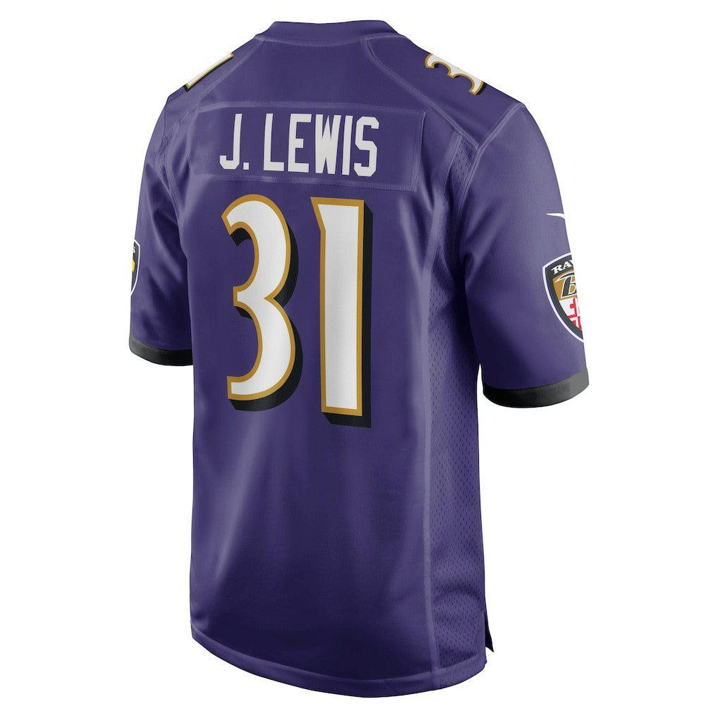 Nike Jamal Lewis Baltimore Ravens Game Retired Player Jersey Purple