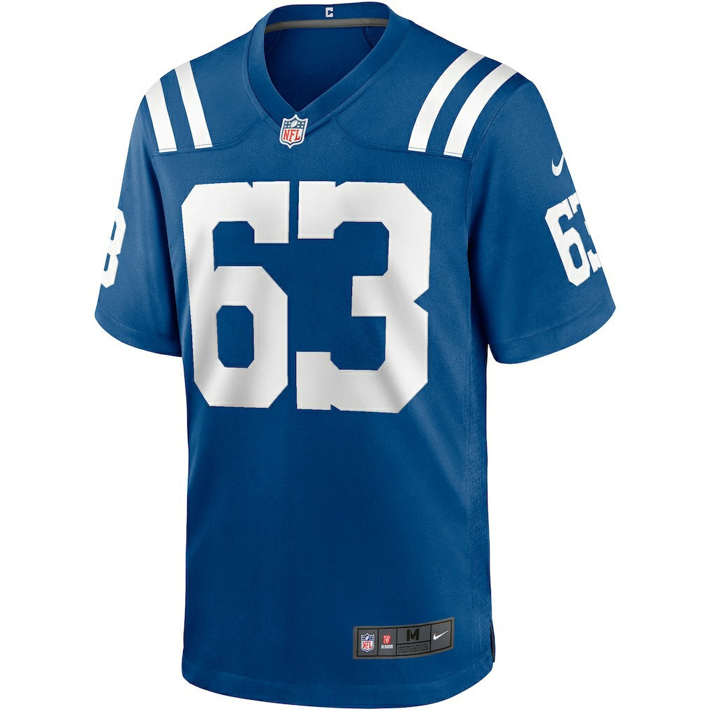 Nike Jeff Saturday Indianapolis Colts Game Retired Player Jersey Royal