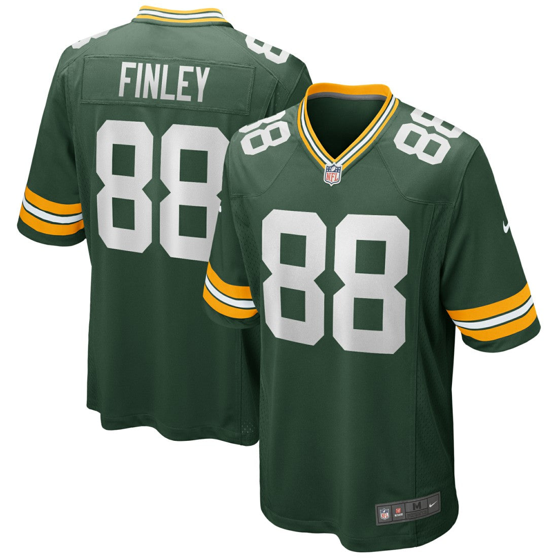 Nike Jermichael Finley Green Bay Packers Game Retired Player Jersey Green