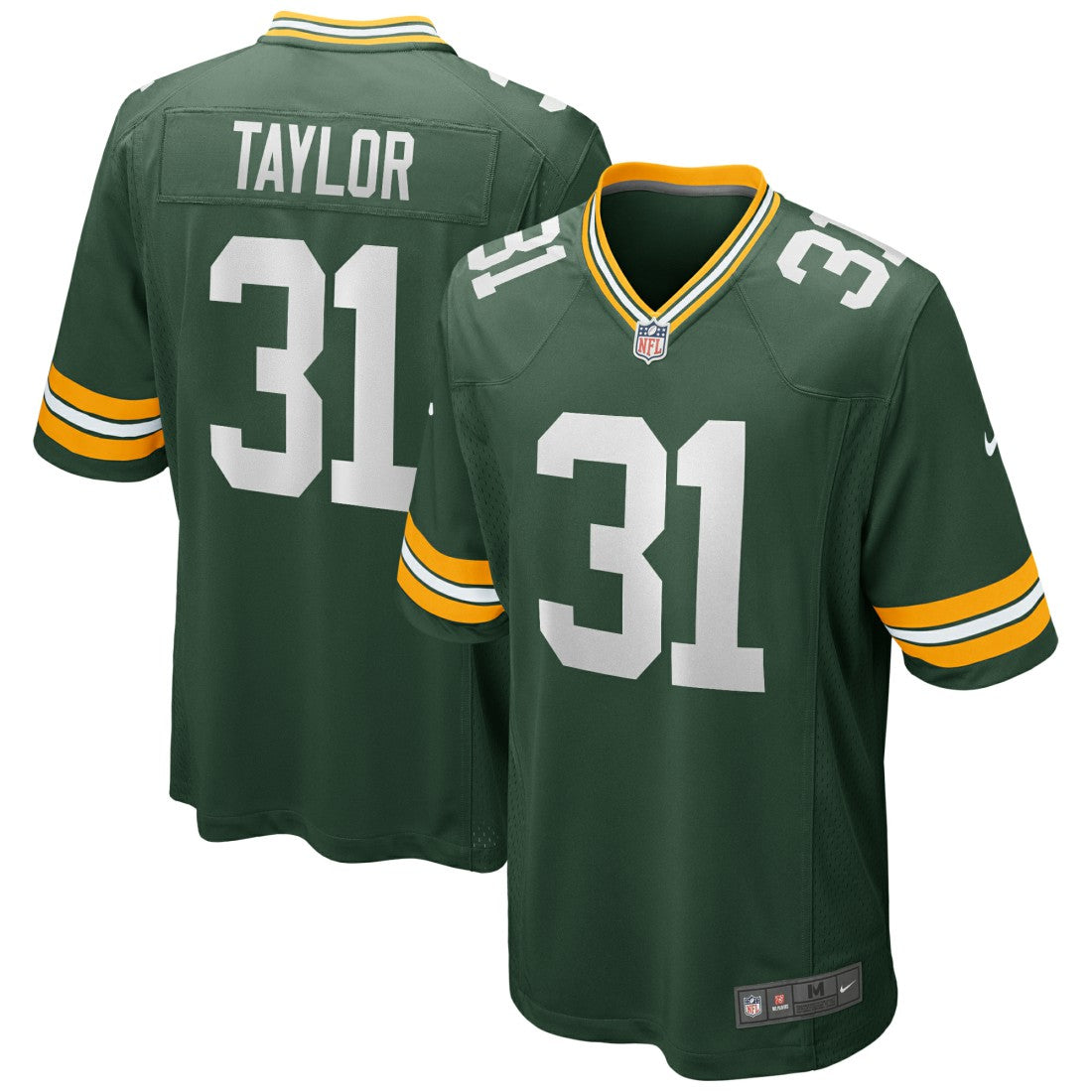 Nike Jim Taylor Green Bay Packers Game Retired Player Jersey Green
