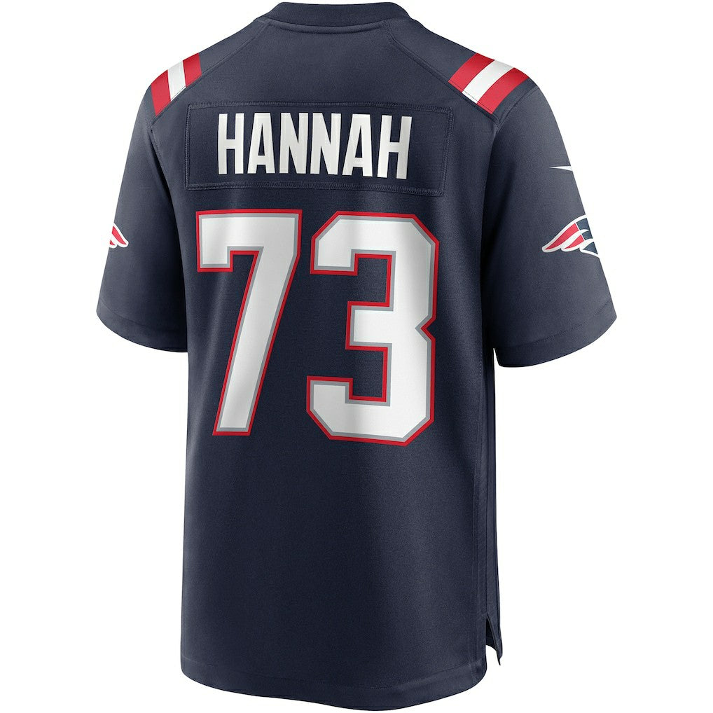 Nike John Hannah New England Patriots Game Retired Player Jersey Navy