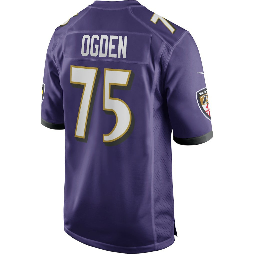 Nike Jonathan Ogden Baltimore Ravens Game Retired Player Jersey Purple