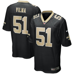Nike Jonathan Vilma New Orleans Saints Game Retired Player Jersey Black