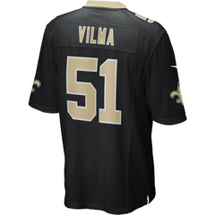 Nike Jonathan Vilma New Orleans Saints Game Retired Player Jersey Black