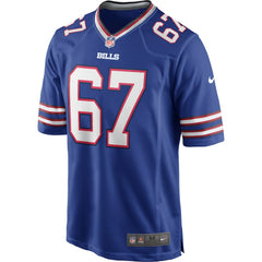 Nike Kent Hull Buffalo Bills Game Retired Player Jersey Royal