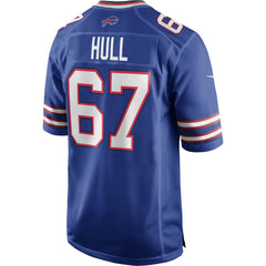 Nike Kent Hull Buffalo Bills Game Retired Player Jersey Royal