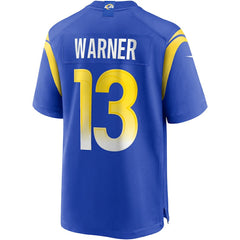 Nike Kurt Warner Los Angeles Rams Game Retired Player Jersey Royal