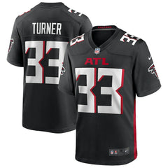 Nike Michael Turner Atlanta Falcons Game Retired Player Jersey Black