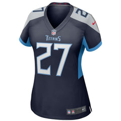 Nike Eddie George Tennessee Titans Women's Game Retired Player Jersey Navy